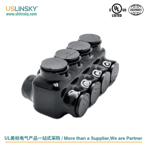 Linsky灵天 绝缘多芯电缆连接器 UL认证 美标两侧入口多芯端子