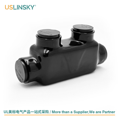 USLINSKY黑色塑料铝制连接器美国UL认证端子LICD4-1 3000件起批