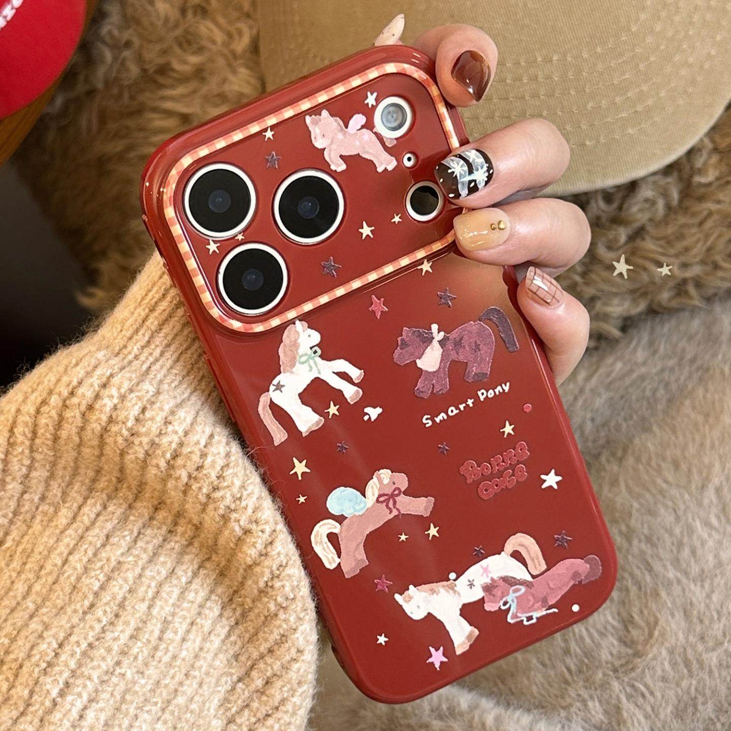 喜庆红iphone17promax手机壳适用苹果16新年卡通14亮面11软15马年,个性定制/设计服务/DIY,手机壳/保护套定制,淘宝优惠券,粉丝福利购,淘宝优惠卷