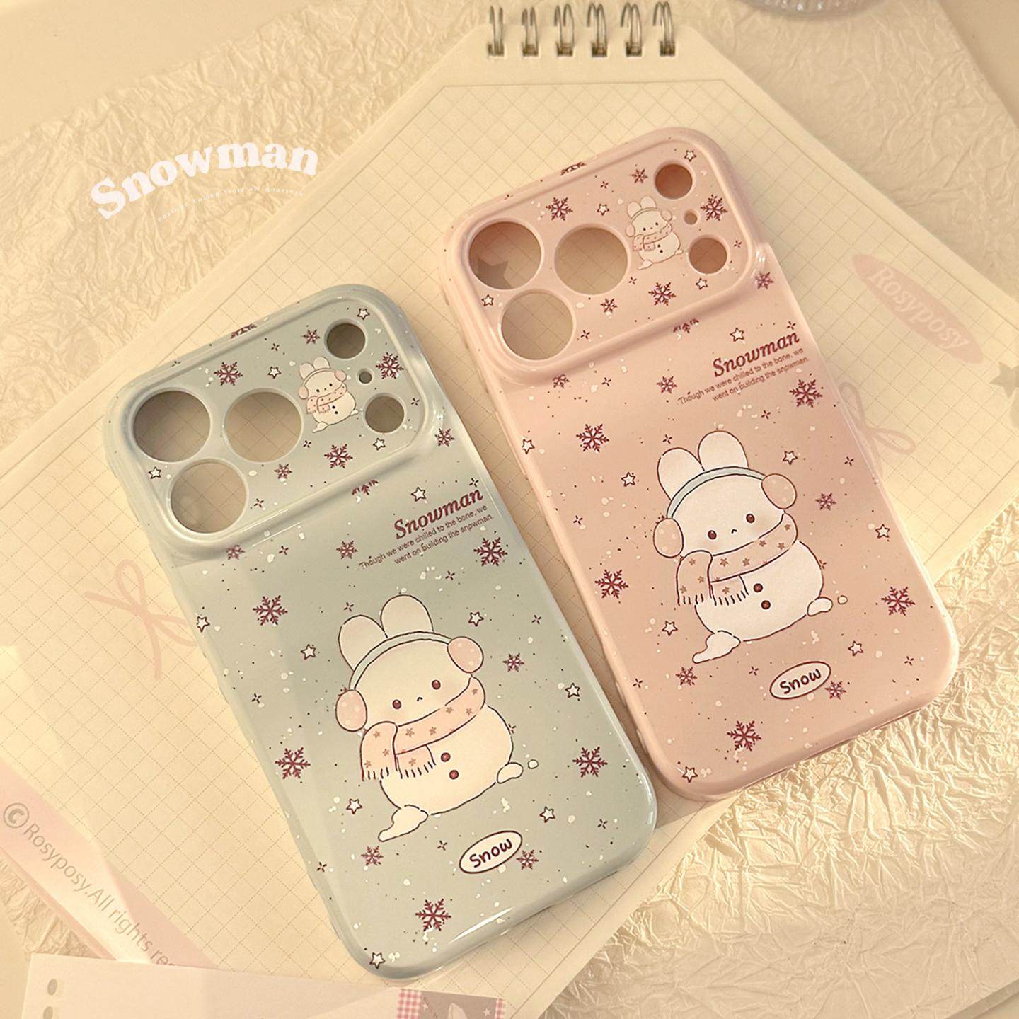 暖冬雪花兔子适用苹果17promax手机壳iphone16防摔11,个性定制/设计服务/DIY,手机壳/保护套定制,淘宝优惠券,粉丝福利购,淘宝优惠卷