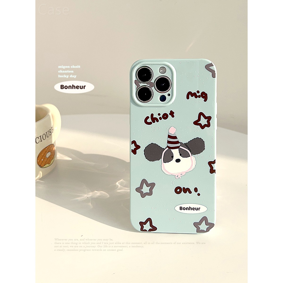日韩ins奶蓝星星小狗适用苹果17手机壳iPhone15ProMax新款13创意卡通16pro甜酷11萌宠13pro女14pro保护套男【