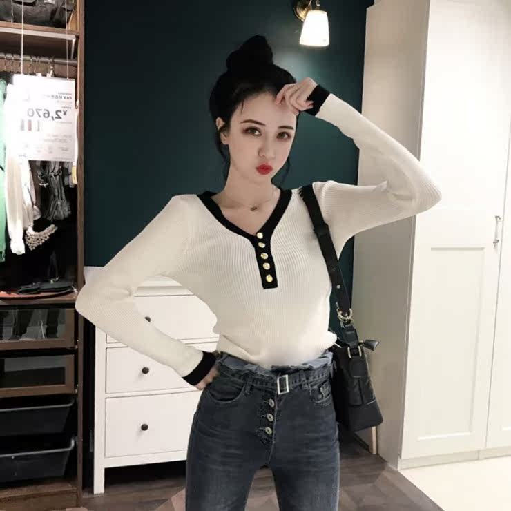 遮肚子毛衣女装胖妹妹200斤长袖T恤加肥加大码百搭针织衫在类目 女装/女士精品, T恤中 - 来自Buy2taobao.com提供专业的淘宝代购服务