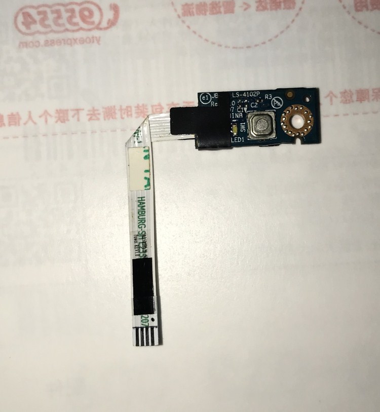 HP惠普  DV4 DV4-1000 1104TX CQ45开关板开机按键带排线原装包邮