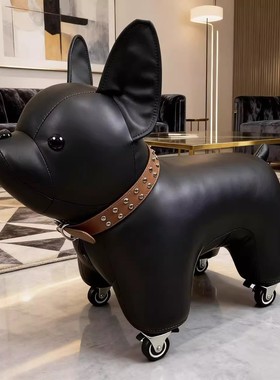 法斗狗凳子万向轮宠物凳家用客厅