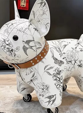 法式燕子中古风法斗狗凳子宠物凳