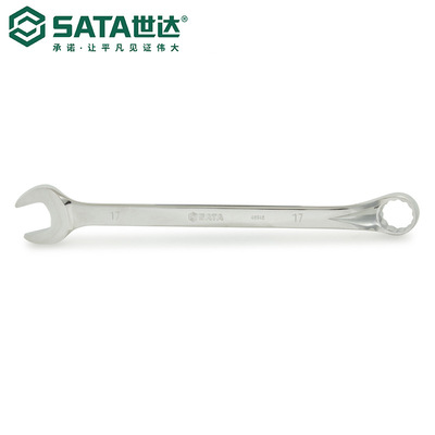 Sata/世达五金工具新型全抛光两用扳手40331-40347铬钒钢