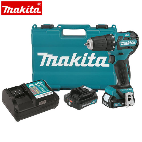 makita牧田DF332D充电式锂电电钻家用起子手枪钻无刷电机电动工具