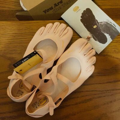 纯原V-Soul五指鞋Fivefingers瑜伽鞋普拉提女运动健身舞蹈分趾鞋