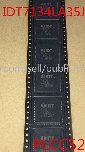 全新 IDT7134LA35J IDT7134LA70J   PLCC52高速4K x8双端口静态