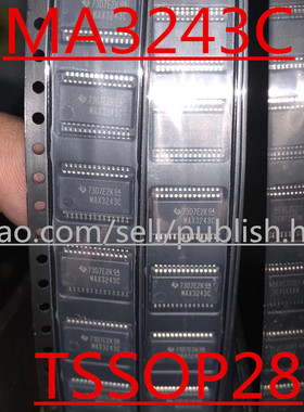 正品MAX3243CPWR MA3243C MAX3243 TSSOP28 全新收发器芯片 贴片