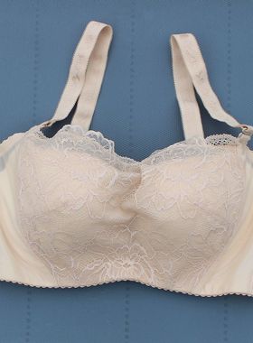 抹胸式古今硬钢圈文胸 薄款 65C70B70C70D70E75E75D80D 黑色肤色