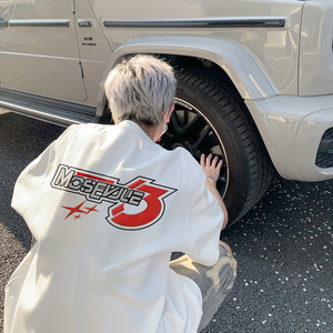 潮流酷炫赛车文化圆领短袖T恤A425-T5112-P38控48面料棉