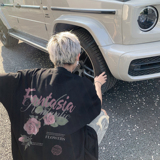 潮流花卉字母排版短袖T恤A425-T3736-P38控48面料棉，男装T恤，电商A425