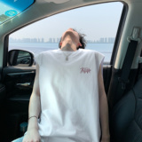 潮流手写字背心T恤男A425-BX3674-P28控38面料棉,男装T恤,电商A425,电商基地 潮流手写字背心T恤男A425-BX3674-P28控38面料棉,男装T恤,电商A425,电商基地