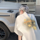 潮流星星图案圆领短袖T恤A425-T5322-P38控49面料棉，男装T恤，电商A425