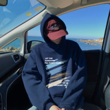 潮流彩色水墨图案连帽卫衣男A425-Q3688-P58控78面料65%棉35%聚酯，男装卫衣，电商A425