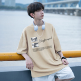 潮流黑白照片短袖T恤A425-T3592-P28控38面料棉，男装T恤，电商A425