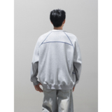 潮流百搭车明线圆领卫衣A425-Y3019-P65控88面料棉，男装卫衣，电商A425