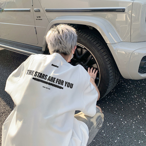 潮流字母排版短袖T恤A425-T4083-P38控48面料棉