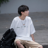 小排卡通印花圆领短袖T恤cityboyA425-T1427-P38控48，男装T恤，电商A425