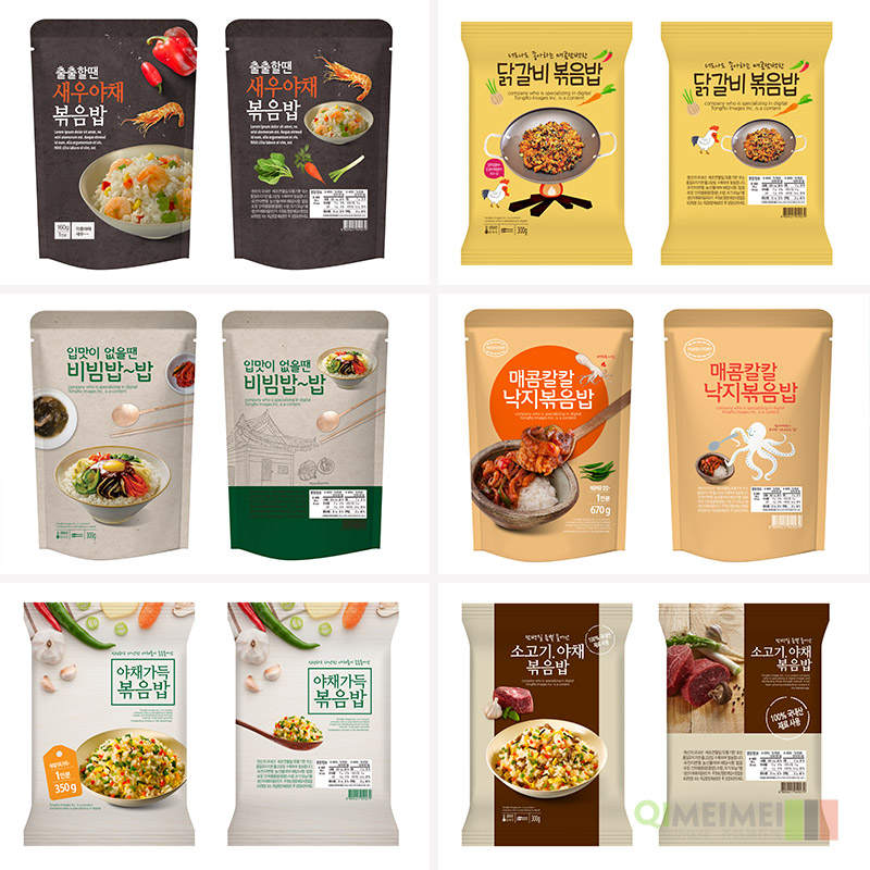 餐饮美食速食产品食品米饭炒饭拌饭包装袋海报psd设计素材951408
