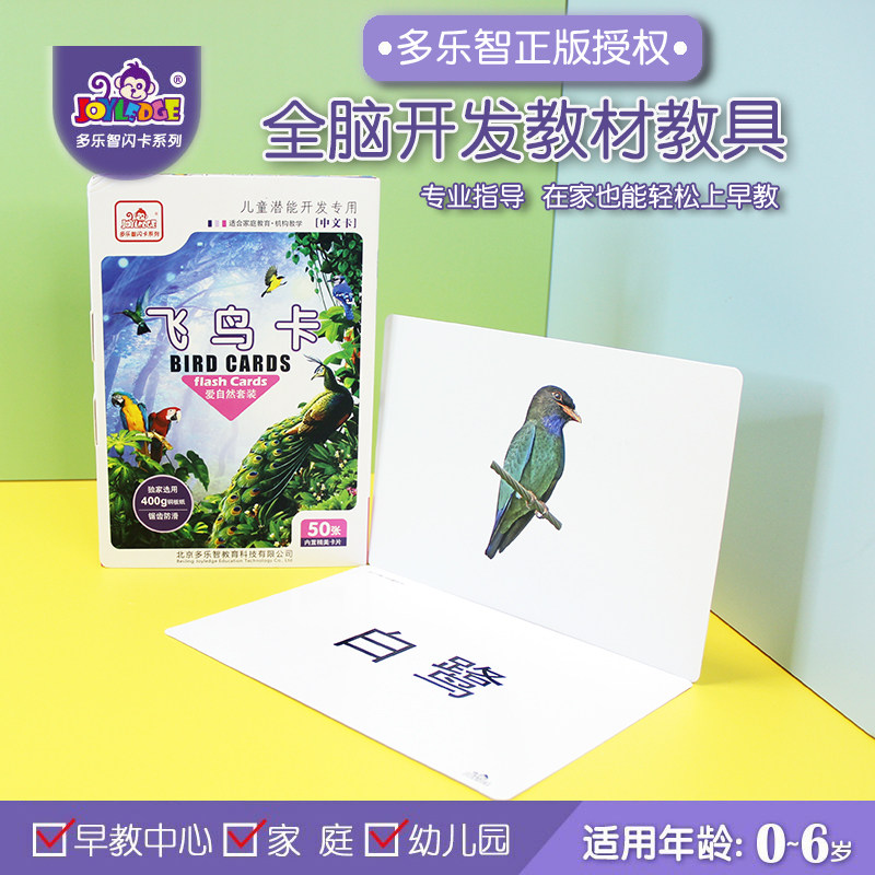 百鸟卡鸟类闪卡joyledge