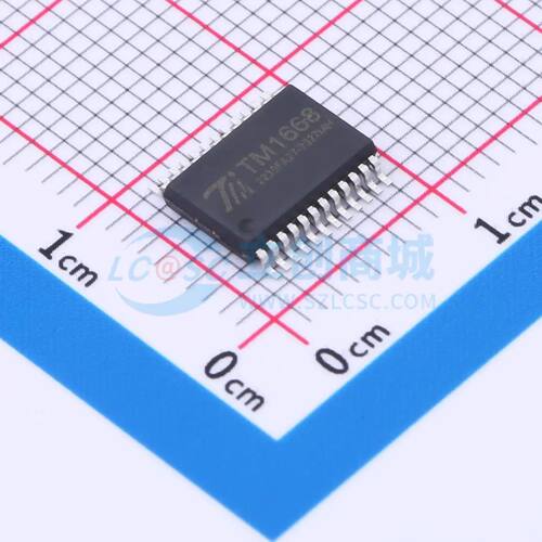 原装正品 TM1668(TA1323C) 封装SSOP-24 数码管驱动