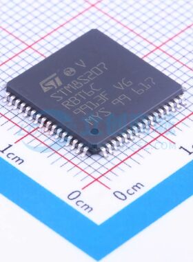原装正品 STM8S207RBT6C 封装LQFP-64(14x14) 单片机(MCU/MPU/SOC
