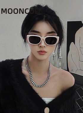 芈蔻防紫外线猫眼墨镜女科技感