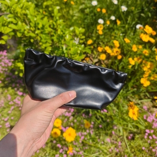 定制logo印gm太阳眼镜收纳袋墨镜套磁吸云朵防压便携软皮近视盒子