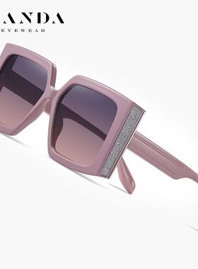 新款偏光太阳镜网红大框高级感