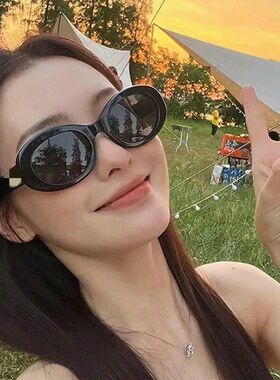 6011经典复古猫眼椭圆框墨镜女