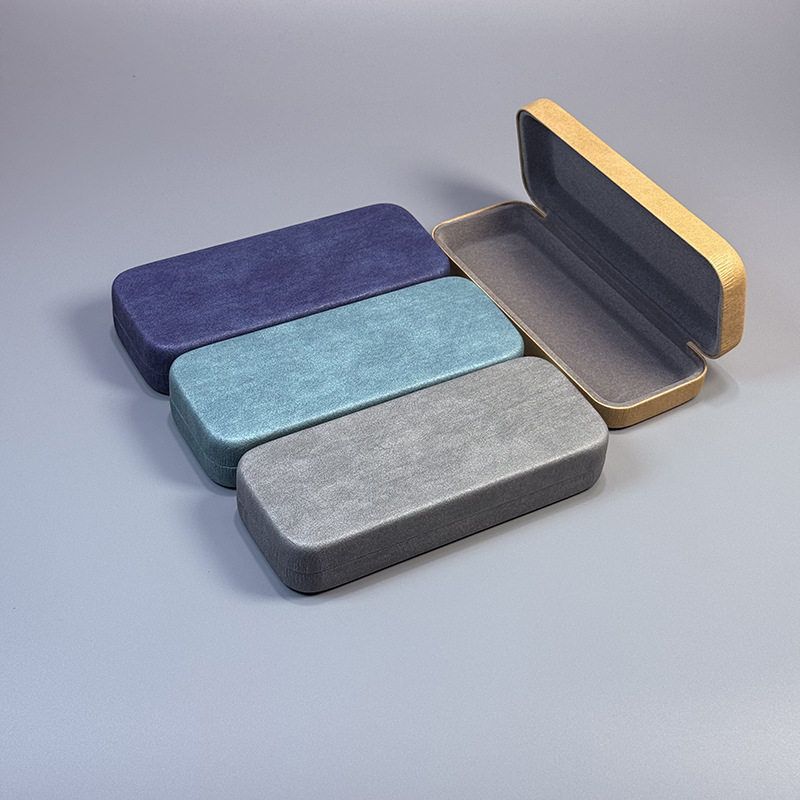 定制logo高颜值时尚眼镜盒太阳眼镜铁盒便携式精准铰链近视收纳盒