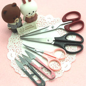 劳技手工课剪刀刻刀裁剪纱剪办公用品美工刀布艺不织布学生剪刀