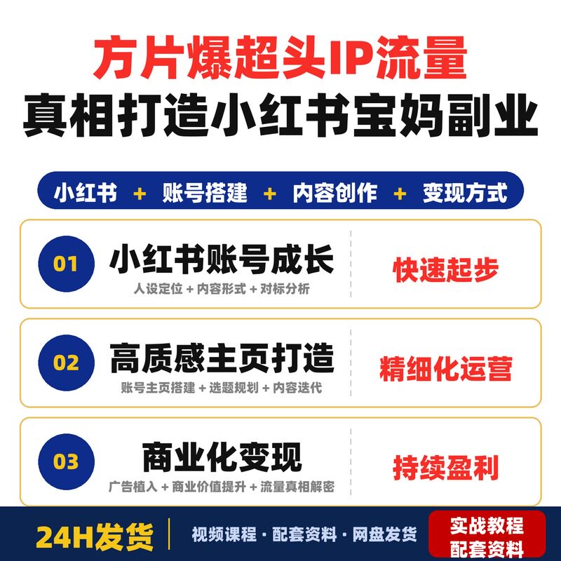 方片爆款方法论解密流量真相打造超头IPxhs新手零基础宝妈副业