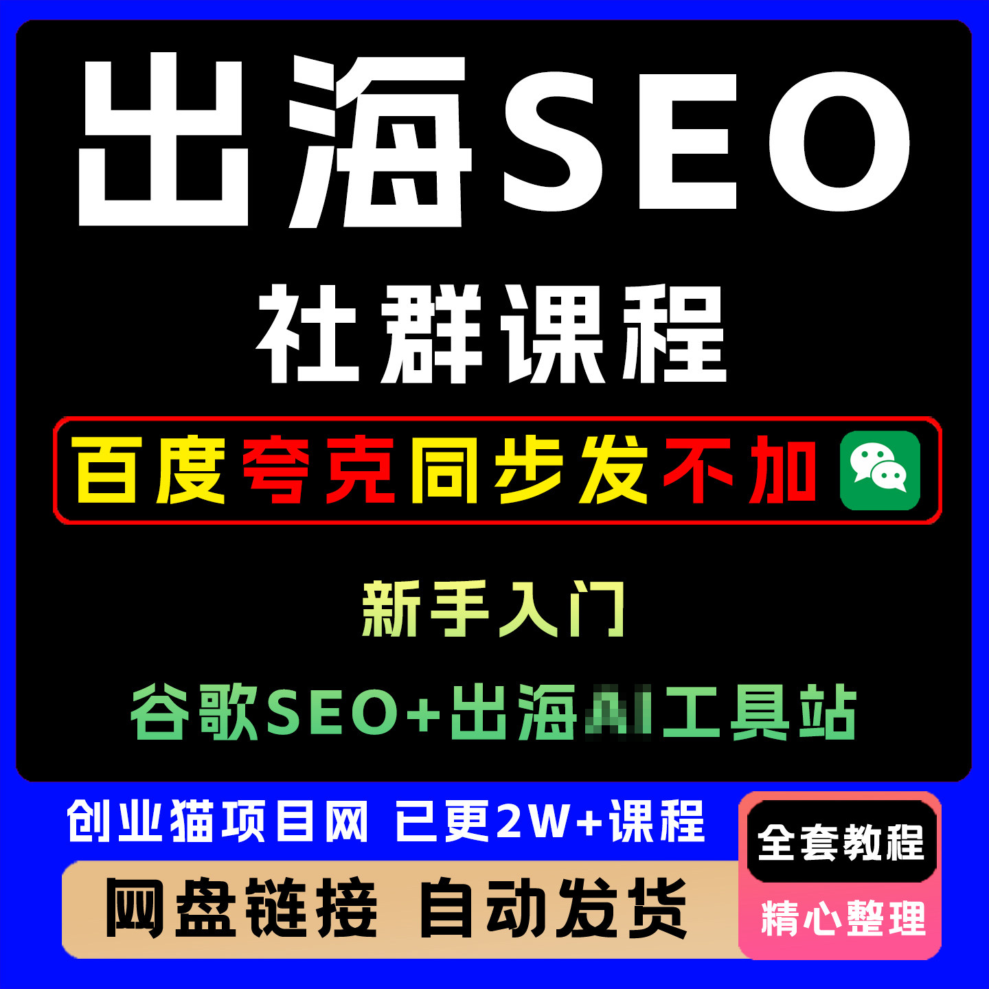 2025英文网站优化SEO教程海外网站独立站SEO搜索引擎优化社群课程