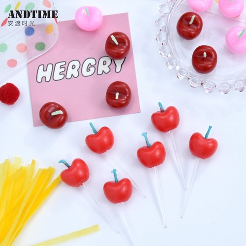 樱桃蜡烛车厘子可爱蛋糕蜡烛