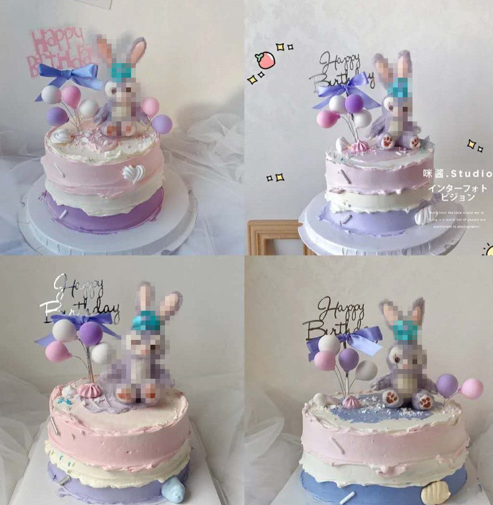 儿童节ins生日蛋糕装饰儿童礼毛绒星黛露紫色兔公仔星黛包包挂件,节庆用品/礼品,节日装扮用品,淘宝优惠券,粉丝福利购,淘宝优惠卷