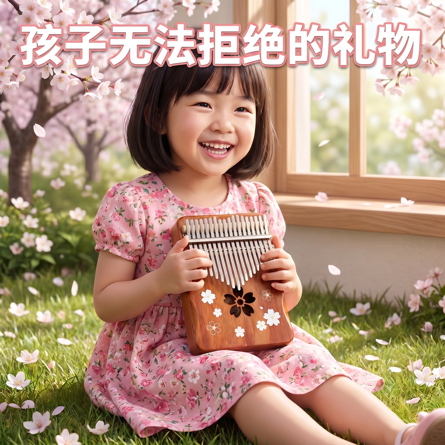 生日礼物送女孩子女生10儿童12岁小学生幼儿园毕业卡林巴拇指琴