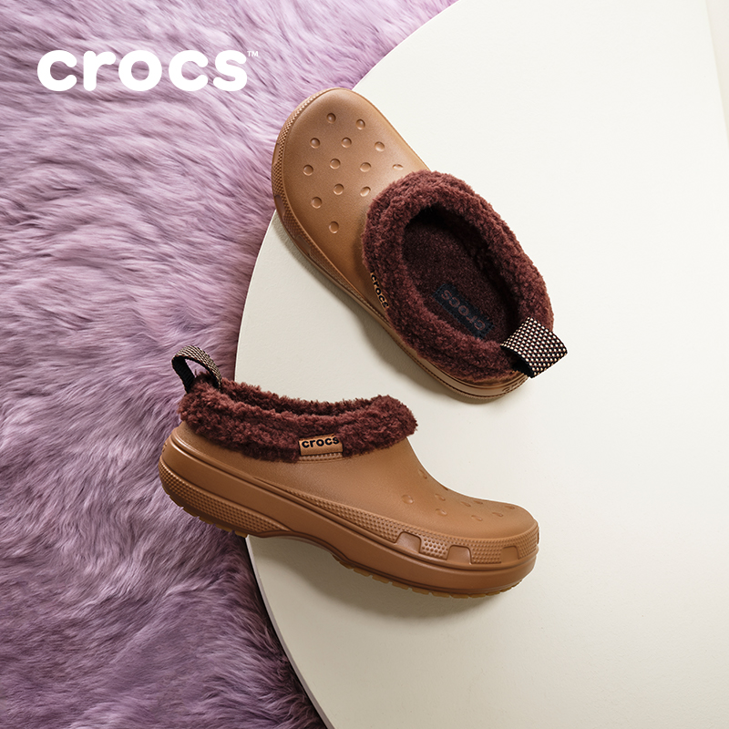 Crocs卡骆驰经典暖棉短靴户外靴子时尚女鞋短靴男靴|211380