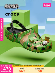 Коллекционная ограниченная серия My World X CROCS. Образцы обуви для пляжа