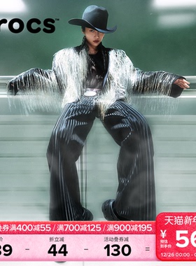 刘雨昕同款Crocs卡骆驰珊瑚洞洞鞋厚底女鞋沙滩鞋花园鞋|211141