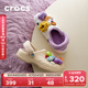 Crocs暖棉洞洞鞋 206633 加绒拖鞋 卡骆驰贝雅暖绒男外穿毛毛鞋 女鞋