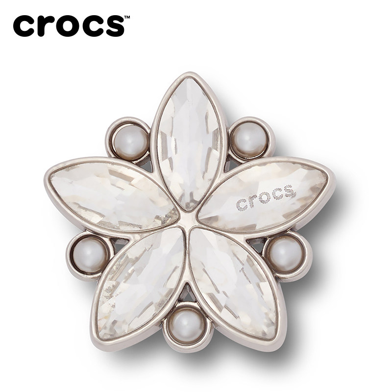 Crocs卡骆驰智必星配件洞洞鞋花宝石珍珠星星