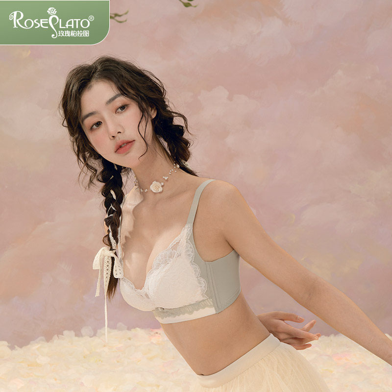 胸罩女聚拢小胸上托防下垂内衣性感无钢圈文胸牌子正品品牌收副乳