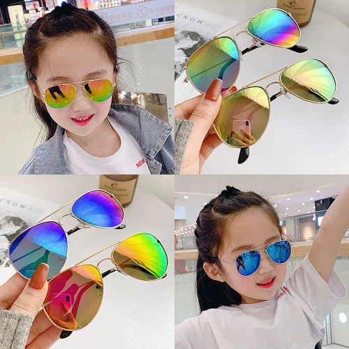 Детские модные солнцезащитные очки для мальчиков, популярно в интернете, градиент, защита от ультрафиолета