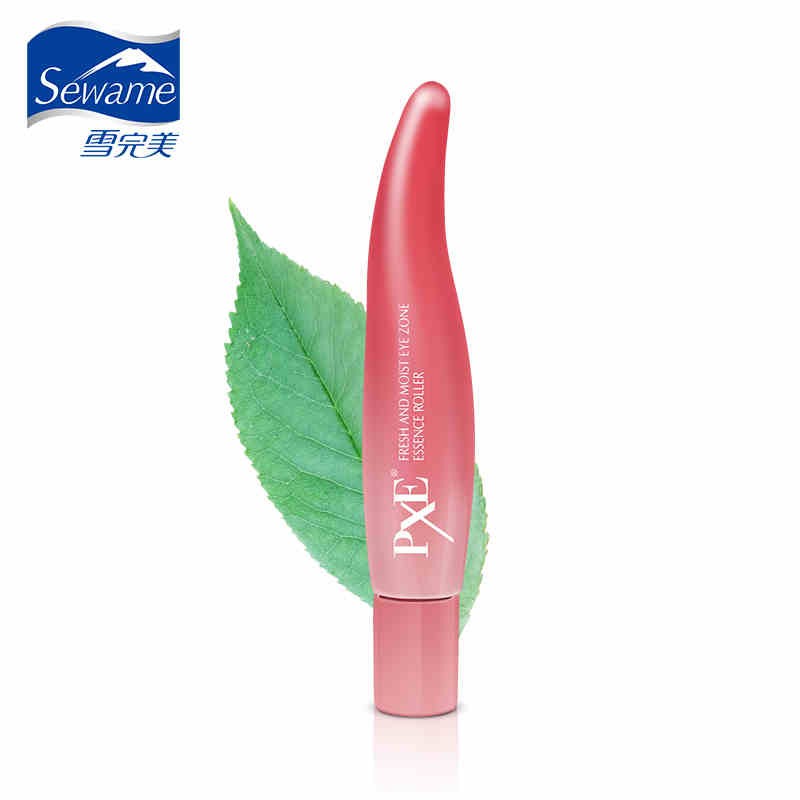 雪完美PXE清新保湿眼部走珠精华露15ml去黑眼圈眼袋抚平细纹眼霜