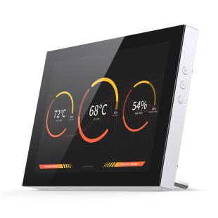 桌面搭配LCD屏1280x800 副屏 D41机箱 HDMI 兼容D31 乔思伯DS8