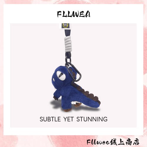 潮牌FLLWEAins风霸王龙包包挂件