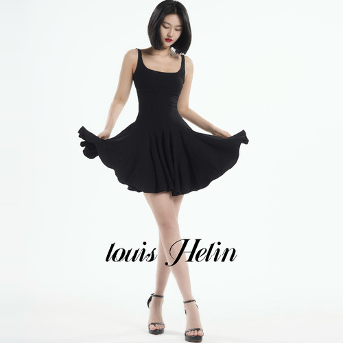 Louis Helin 步步生莲夏日吊带紧身吊带鱼尾包臀迷你超短连衣裙